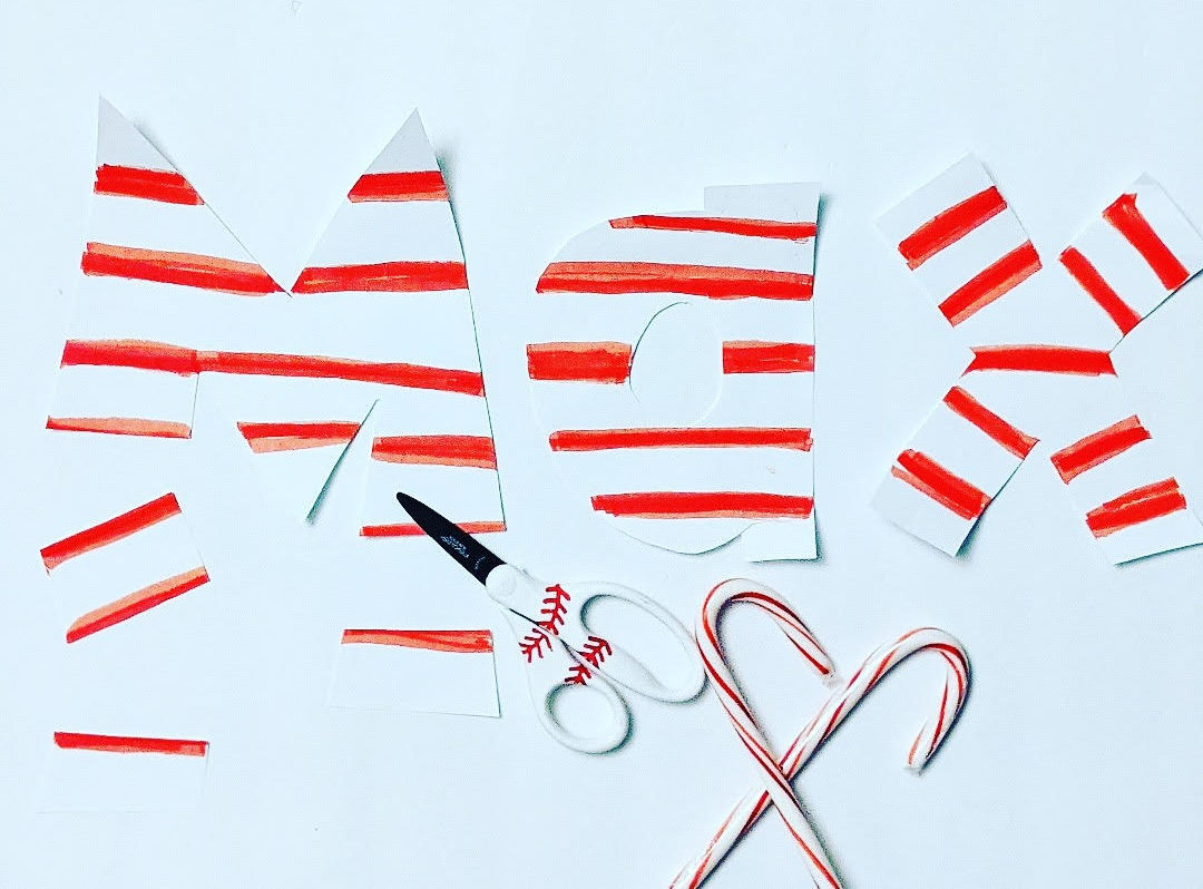Cut Your Candy Cane Stripes