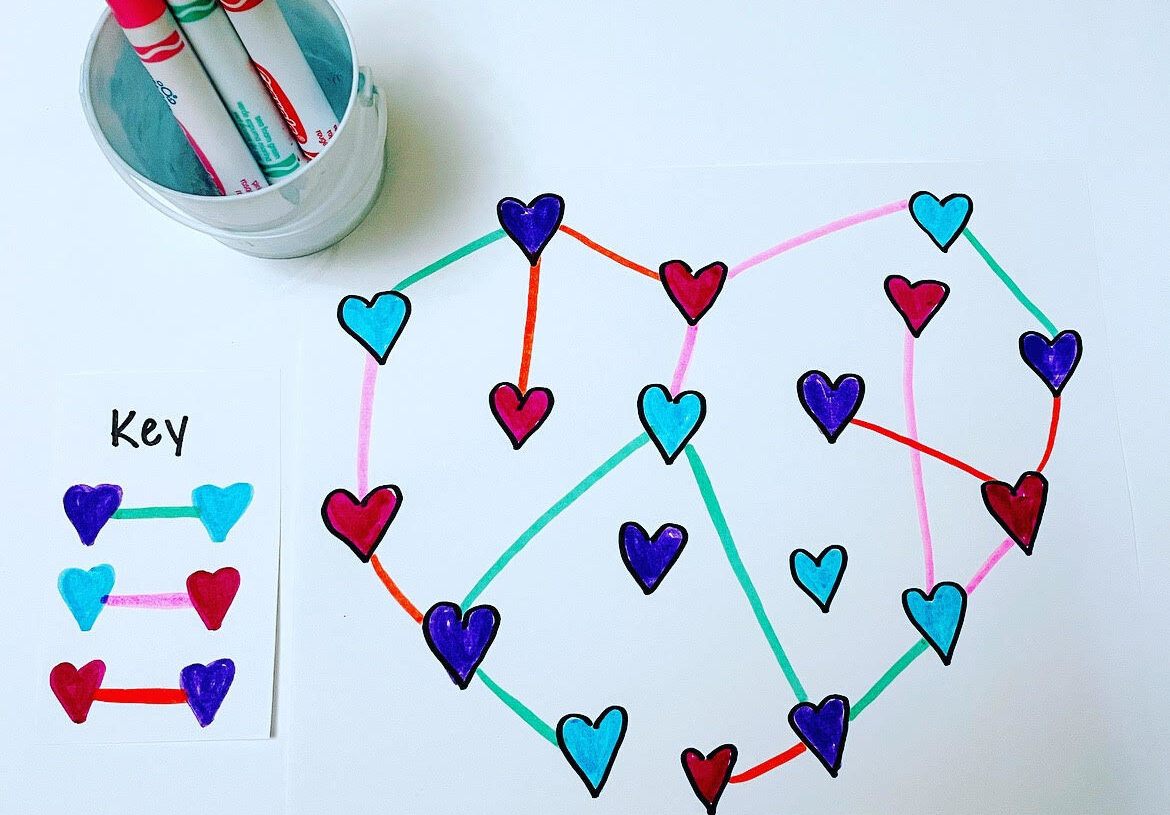 Color Connect Hearts