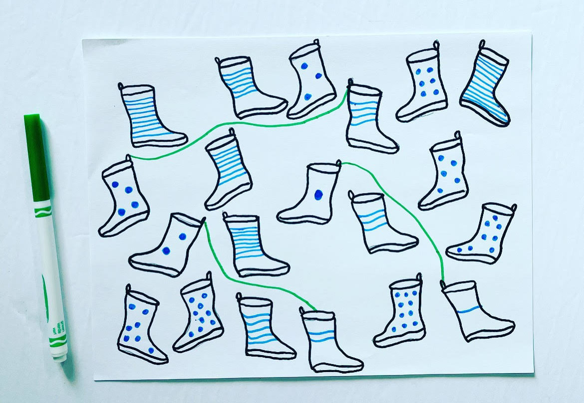 Connect The Pairs/rainboot picture