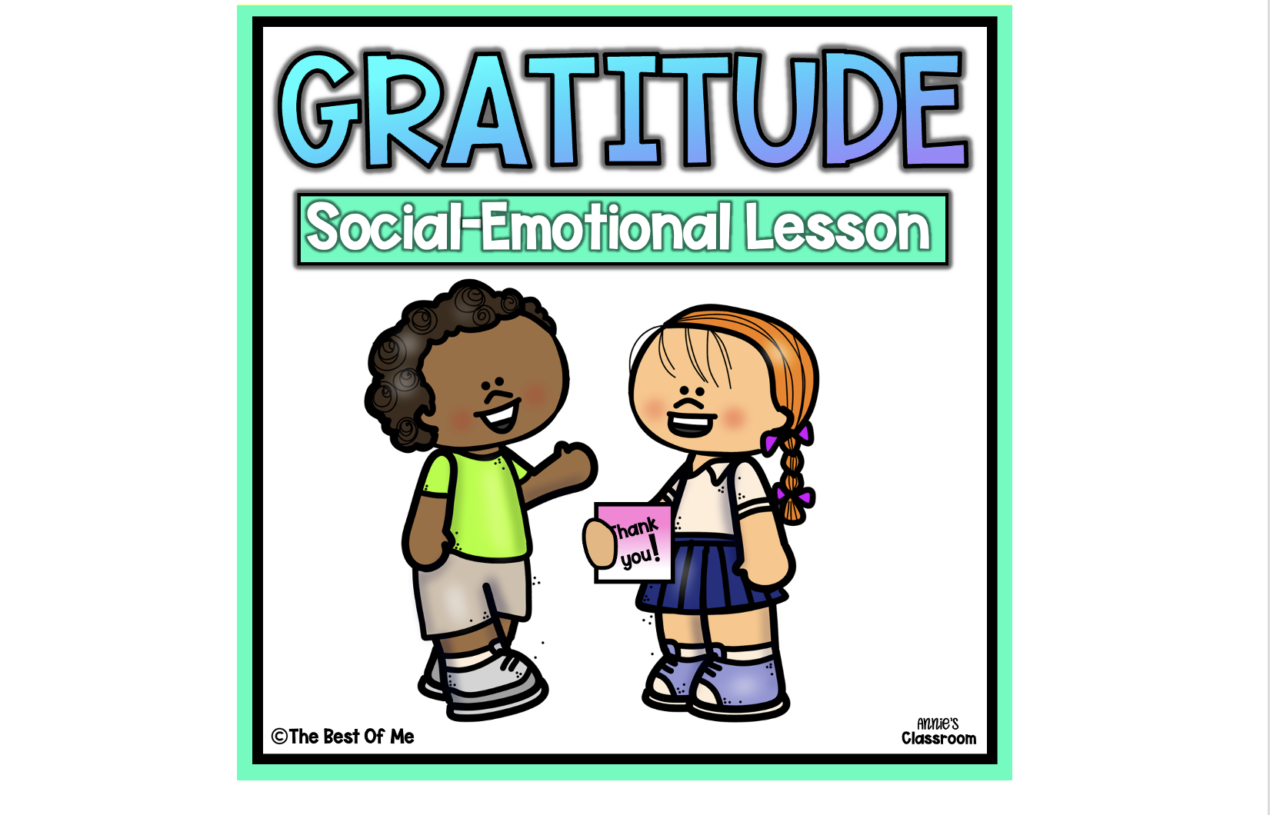 Teaching Gratitude – Social Emotional Learning Lesson For Kids