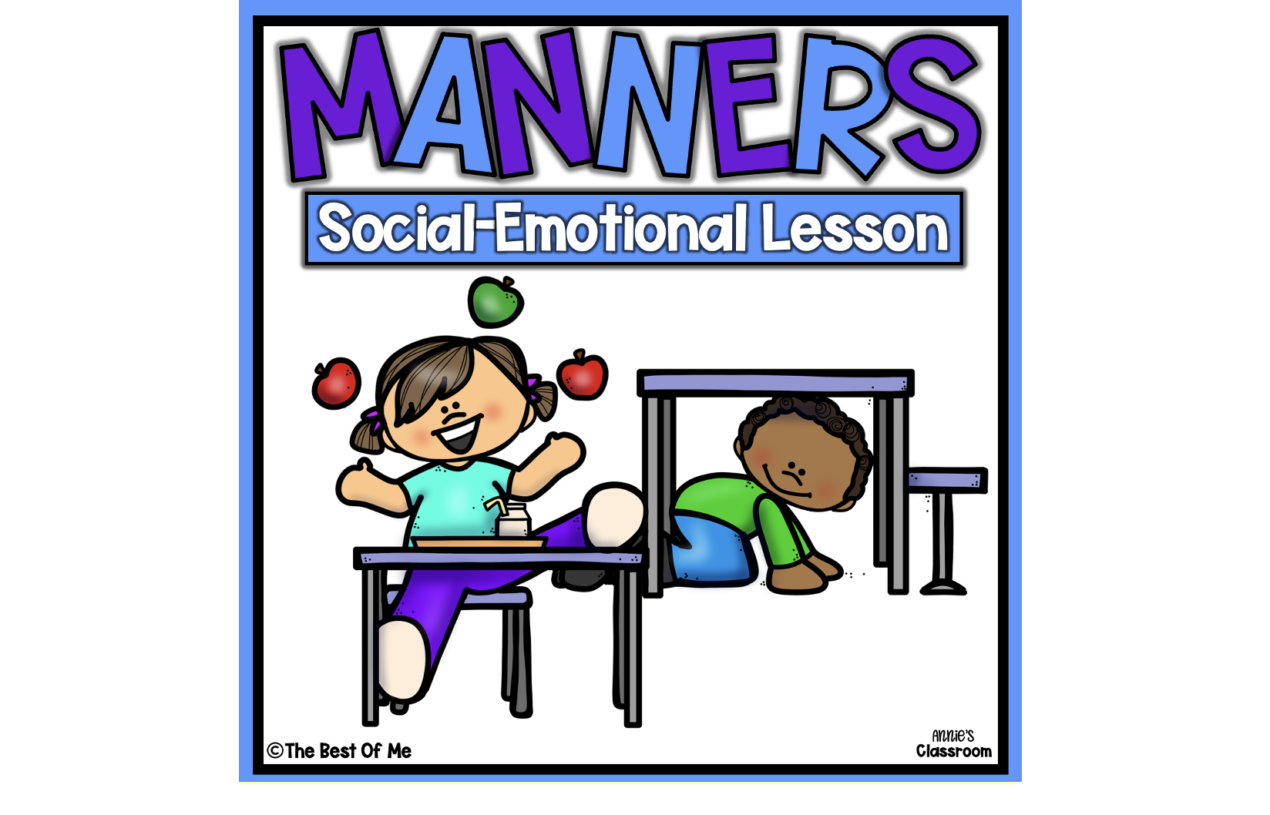 Using Good Manners Social Skills Lesson For Kids