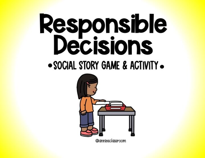 Responsible Decisions- Social Emotional Learning Game/ Mental Wellness