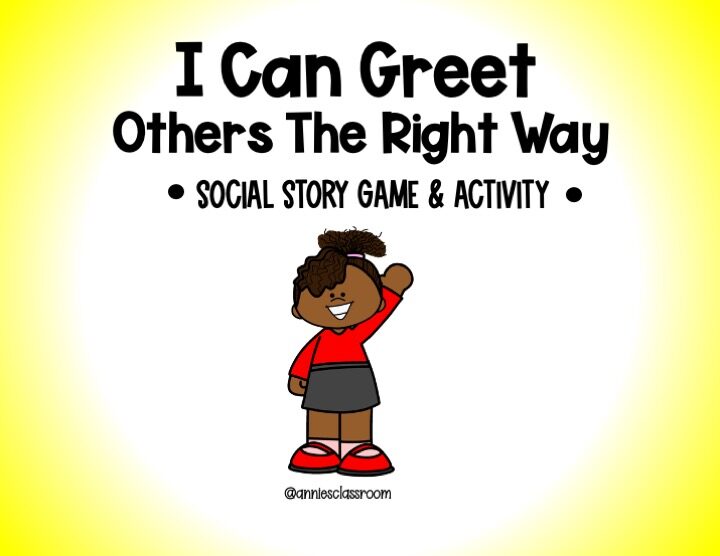 Greeting Others- Social Emotional Learning Game- Social Awareness- Relationship Skills