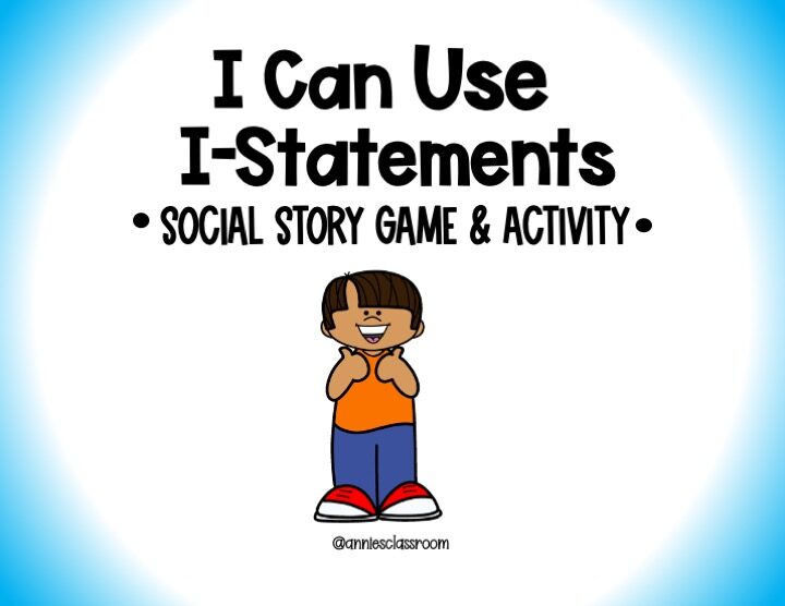 I- Statements- Social Emotional Learning Game- Self Awareness
